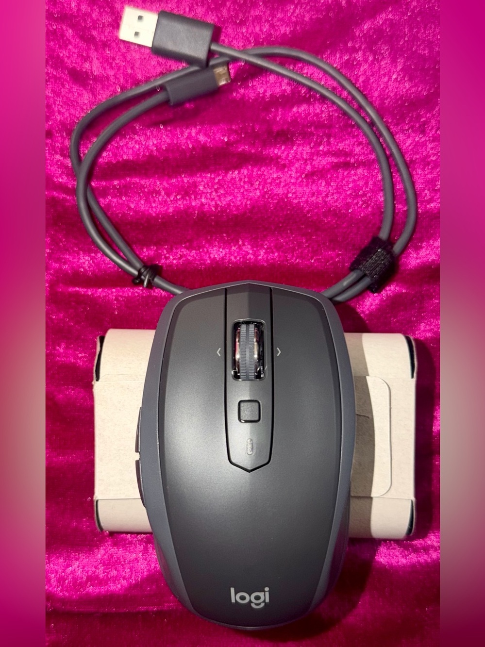 Logitech Black Wireless Bluetooth Optical Mouse with Scroll Wheel